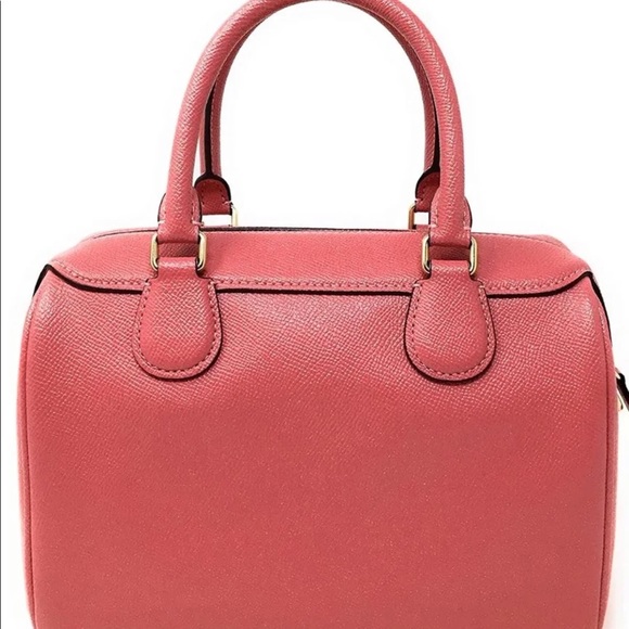 COACH MINI BENNETT SATCHEL IN GLITTER CROSSGRAIN - Picture 4 of 5